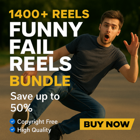 Funny Fails Reels/Shorts Bundle 1400+