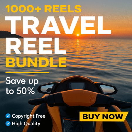 Travel Reels/Shorts Bundle 1000+